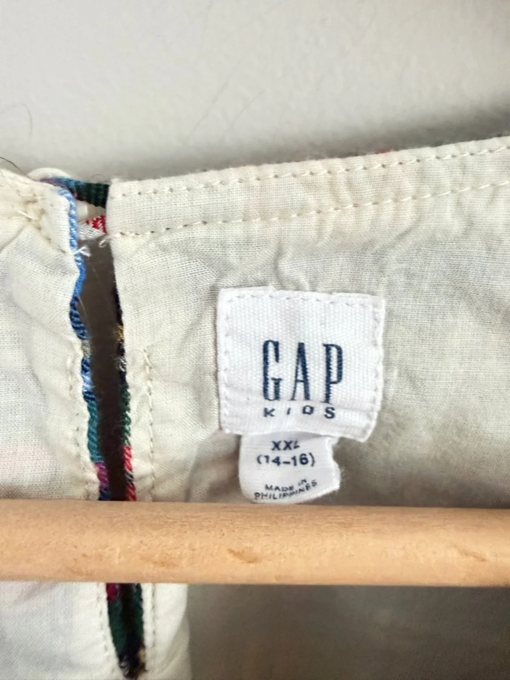 Gap Kids Plaid Dress XXL‎ 14-16 Girls Long Sleeve Holiday Cotton Preppy Classic